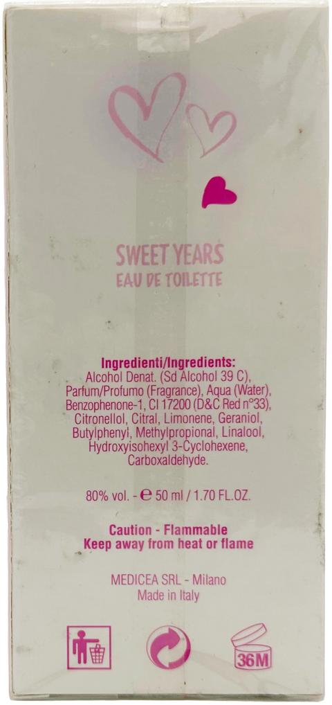 profumo donna Eau de Toilette Sweet Years DROGHERIA DELL'AMORE GIRL natural spray 50 ml