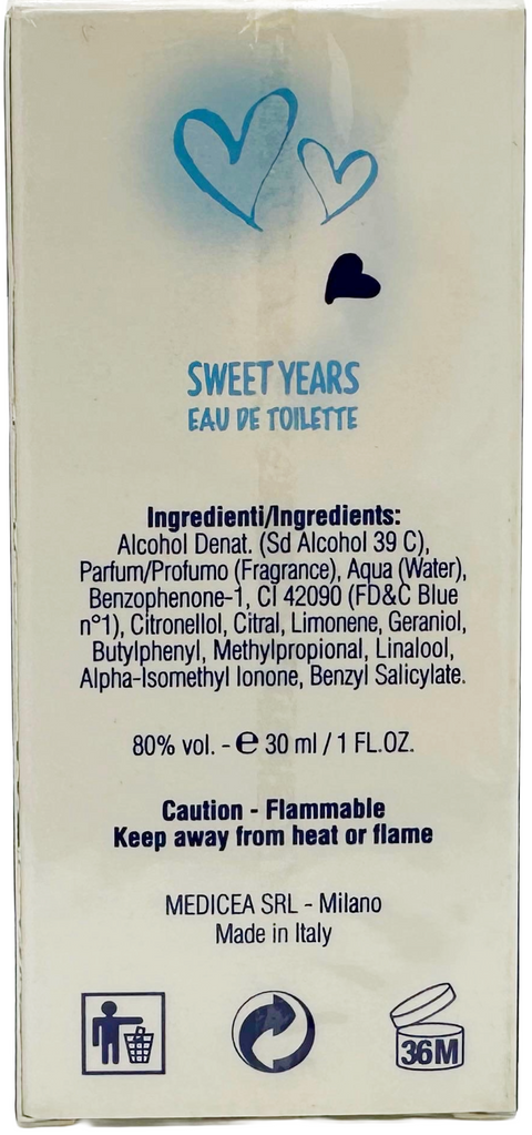 profumo uomo Eau de Toilette Sweet Years DROGHERIA DELL'AMORE BOY natural spray 30 ml