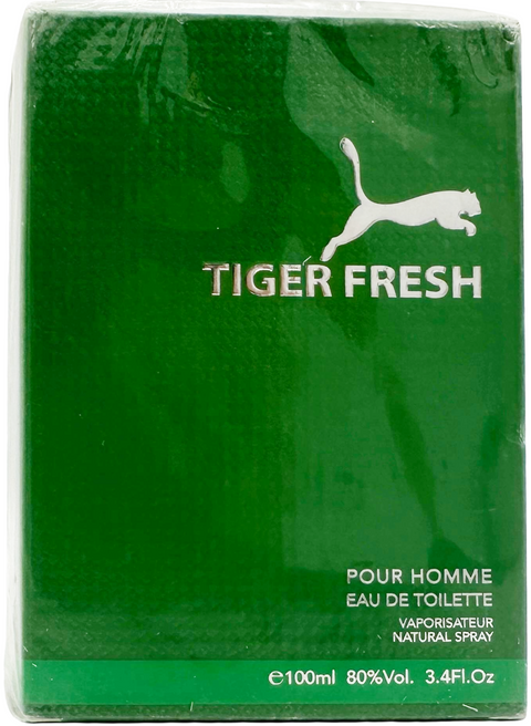 profumo uomo Eau de Toilette Cosmo Designs TIGER FRESH pour Homme natural spray 100 ml