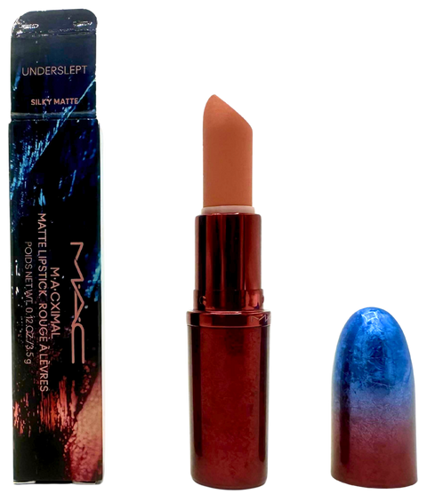 rossetto Mac Cosmetics Silky Macximal Matte Lipstick Nocturna Collection UNDERSLEPT