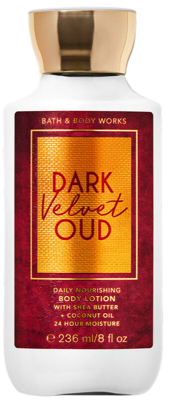 latte corpo nutriente quotidiano Bath & Body Works Dark Velvet Oud 236 ml