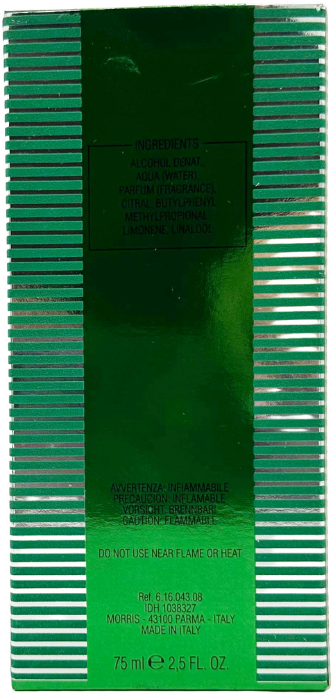 profumo uomo Eau de Toilette La Perla Morris TOUCH GRIGIO PERLA FRESH VETIVER vaporisateur 75 ml