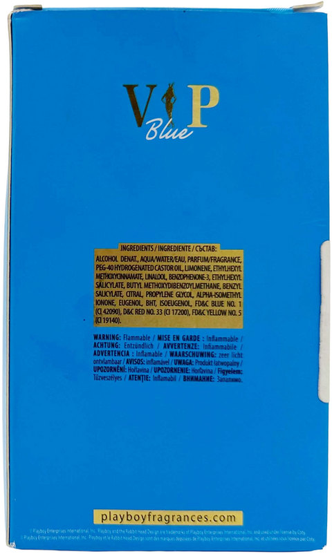 profumo uomo Eau de Toilette Playboy VIP BLUE spray for Him 100 ml