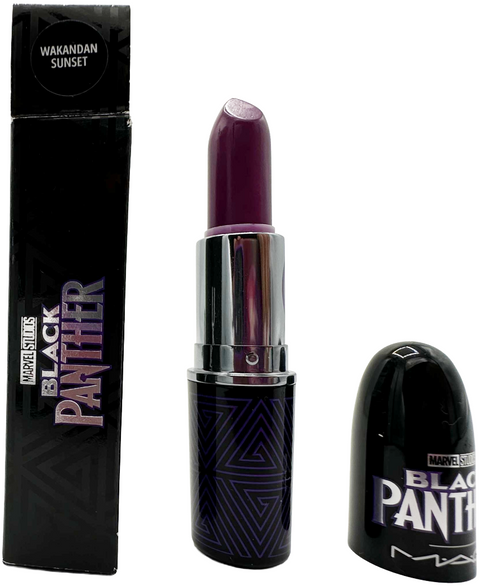 rossetto Mac Cosmetics Amplified Creme Lipstick Marvel Studios Black Panther Wakanda Forever WAKANDAN SUNSET