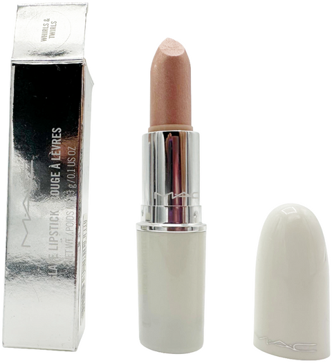 rossetto Mac Cosmetics Glaze Lipstick Glitter and Ice WHIRLS & TWIRLS