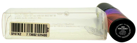 rossetto Mac Cosmetics Frost Lipstick Brooke Candy Raver Girl WHO WANTS KANDI?